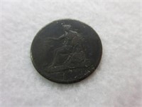 Seated Justice - 1/2 penny 1820