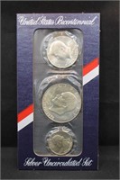 SILVER BICENTENNIAL MINT SET