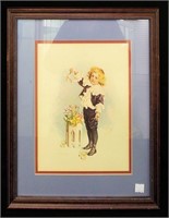 Framed Maud Humphrey Print