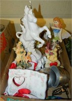 Unicorn, Shelf Ornaments, Brass Candle Sticks