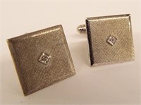 Pair Of Sterling Silver Cuff Links