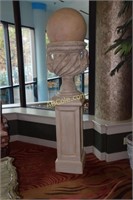 Large Urn (approx 29") on pedestal base (approx