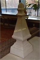 Cast Obelisk, approx 27"