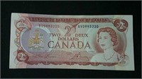 1974 Uncirculated 2 dollar bill