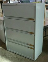 4 Drawer lateral filing cabinet - 36x18x42"H