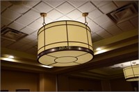 3 Round Chandeliers located in the James River