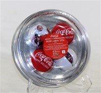 Coca Cola Pop Corn Tin Top W/Ornaments