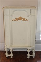 Painted Wood Pedestal/Stand with Coved