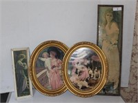 Four Victorian Style Prints of Mothers