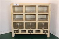 Counter Top Wood  Cabinet with