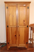 Pine Armoire with Two Full Length Two