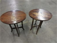 Pair of Folding Occasional Tables