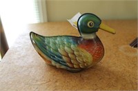 GESCHA FRICTION, TIN, TOY DUCK MADE IN WEST