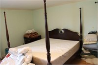 KINCAID KING SIZE BEDROOM SUITE RICE POSTER BED,