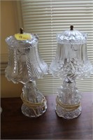 PAIR BOUDOIR LAMPS ELECTRIC