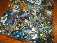 2 Bags Full of Fashion Jewelry & Beads
