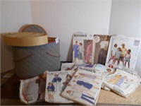 Sewing Patterns and Sewing Basket