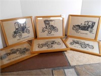 Cross Stitched Framed Car Selection