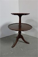 Mahogany 2 Tier Side Table