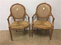 Pair of Open Arm Chairs
