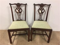 Pair of Antique Dining Side Chairs