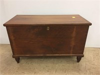 Antique Dove Tailed Blanket Chest