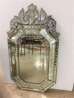 Modern Venetian Style Wall Mirror