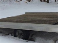 Aluminum 2 Place snowmobile trailer