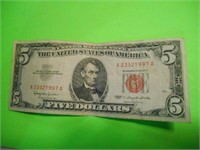 Five Dollar Bill Reserve Note