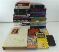 Lot of 25 Books, most are hardcover and Bibles