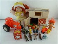 Vintage Toys - fisher price family farm, truck