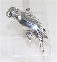 Sterling Parrot Necklace