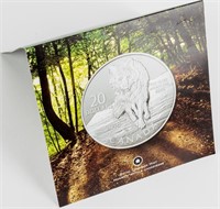 Coin 2013 Canadian Wolf $20 Silver Coin