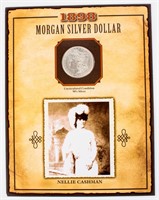 Coin Nellie Cashman 1898-P Morgan Silver Dollar
