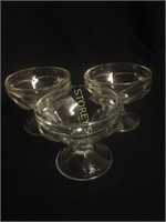 Dozen Glass Dessert Bowls