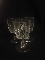 Dozen Wine Glasses from France