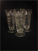 Dozen Antique Parfait Glasses - 4oz