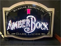 AMBER ROCK MICHELOB BREWING CO. ONE COLOUR NEON