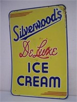 SILVERWOOD'S DELUXE ICE CREAM SST SIGN - ST.