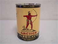 ARCHER LUBRICANTS  U.S. QT. CAN-  MARKED &