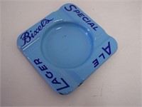 BIXEL'S PORC. ASHTRAY - 5 1/2" X 5 1/2" - SOME