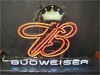 BUDWEISER BEER TWO COLOUR NEON