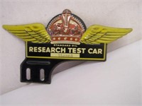 STANDARD OIL RESEARCH TEST CAR 758868 EMBOSSED