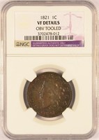 Key 1821 Large Cent.