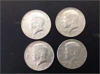2-1967, 2 - 1968 KENNEDY HALF DOLLARS