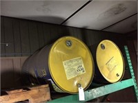 two 55 gallon barrels