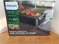 B- PHILLIPS SMOKE-LESS INDOOR GRILL.