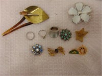 Group of Rings & Pins-