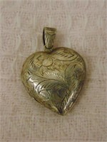 Larger Heart Locket- Marked 925- Pretty