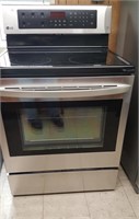 LG Stainless Steel Glass Top Electric Stove